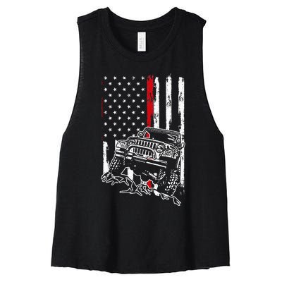 Off Roading Quad Atv Apparel Off Road Quad Atv Women's Racerback Cropped Tank