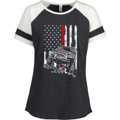 Off Roading Quad Atv Apparel Off Road Quad Atv Enza Ladies Jersey Colorblock Tee