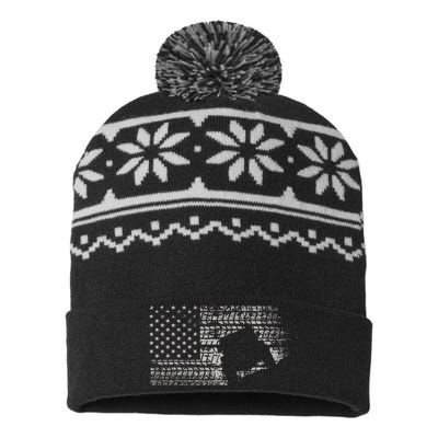 Off Roading Quad Atv Apparel Off Road Quad Atv USA-Made Snowflake Beanie