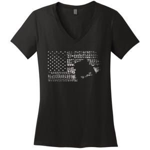 Off Roading Quad Atv Apparel Off Road Quad Atv Women's V-Neck T-Shirt