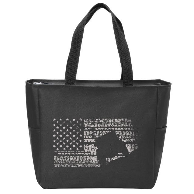 Off Roading Quad Atv Apparel Off Road Quad Atv Zip Tote Bag