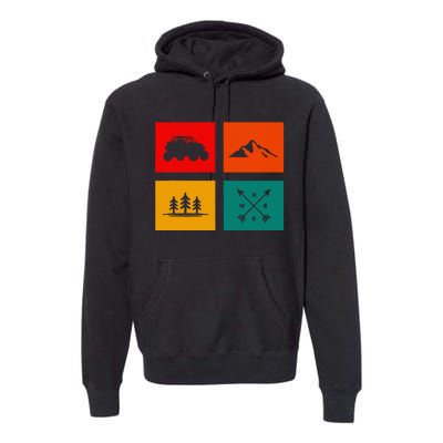 Off Road Quad Atv Apparel Off Road Quad Atv Premium Hoodie