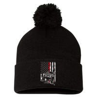 Off Roading Quad Atv Apparel Off Road Quad Atv Pom Pom 12in Knit Beanie