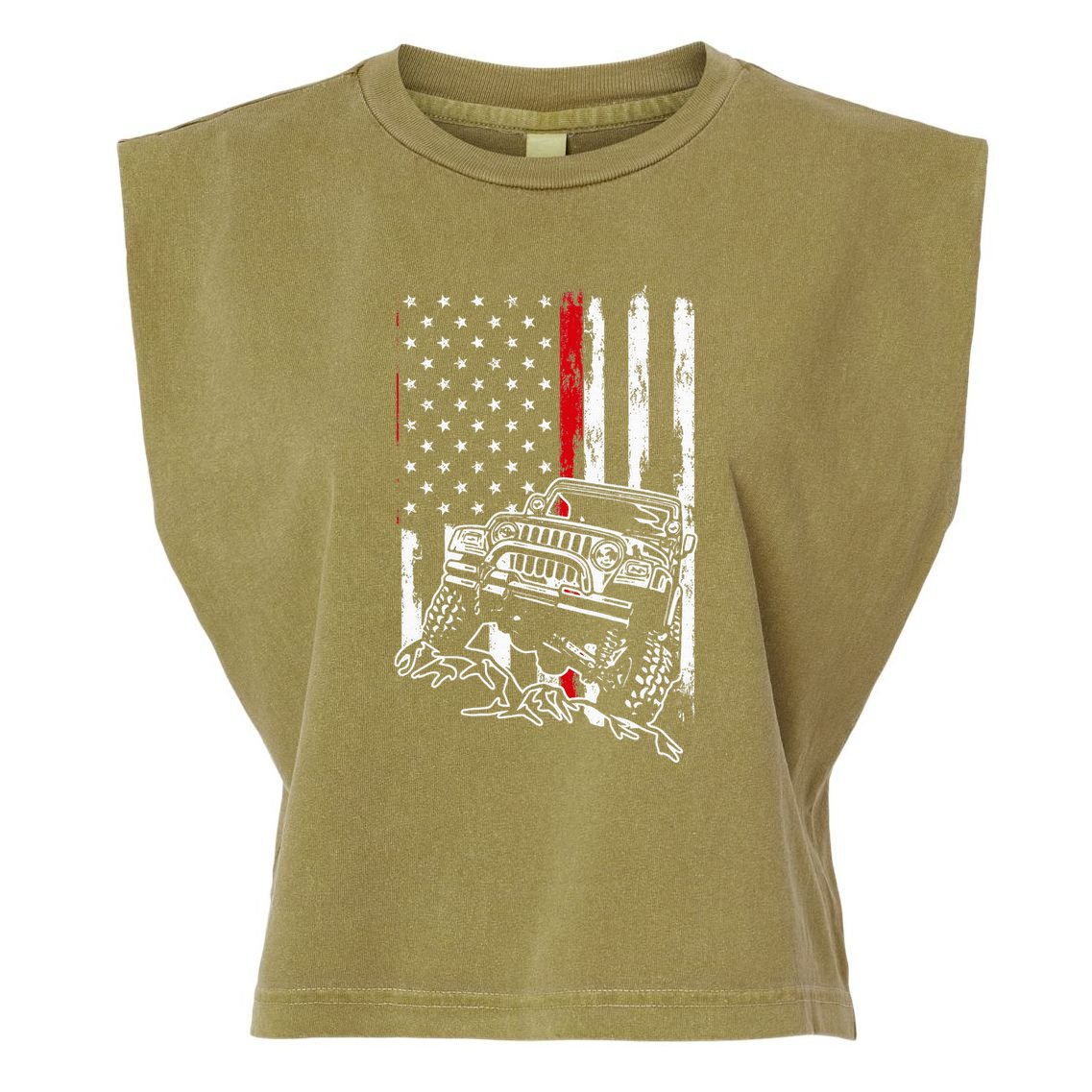 Off Roading Quad Atv Apparel Off Road Quad Atv Garment-Dyed Women's Muscle Tee