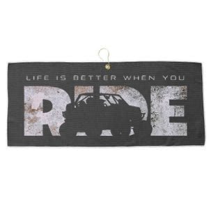 Off Road Quad Atv Off Road Quad Atv Large Microfiber Waffle Golf Towel