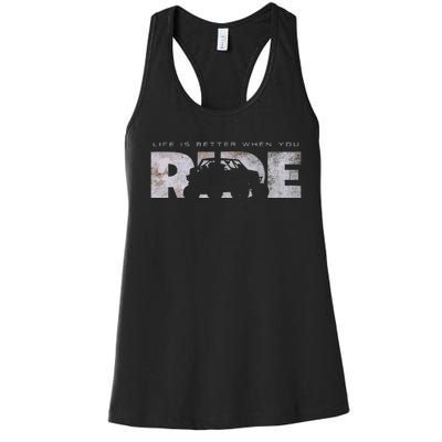 Off Road Quad Atv Off Road Quad Atv Women's Racerback Tank