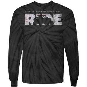 Off Road Quad Atv Off Road Quad Atv Tie-Dye Long Sleeve Shirt