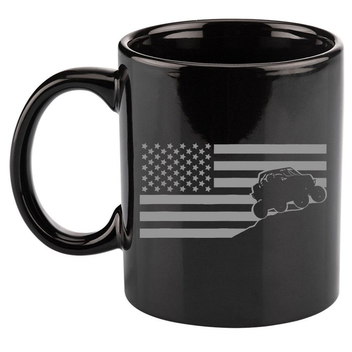 Off Roading QUAD ATV - Off Road QUAD ATV 11oz C Handle Ceramic Mug