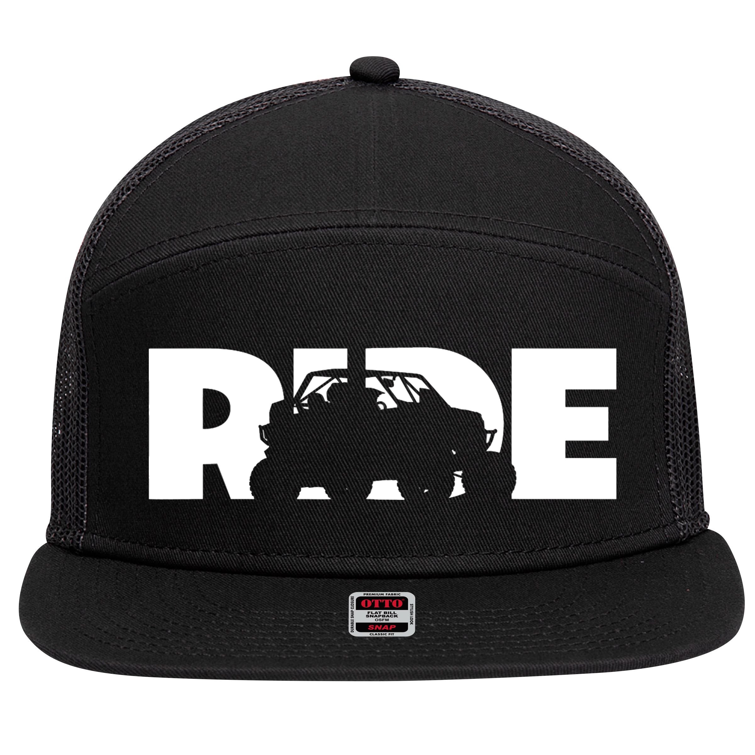 Off Road Quad ATV Apparel Off Road Quad ATV 7 Panel Mesh Trucker Snapback Hat