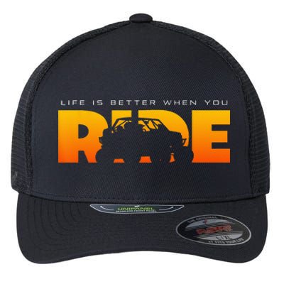 Off Road Quad ATV Apparel Off Road Quad ATV Flexfit Unipanel Trucker Cap