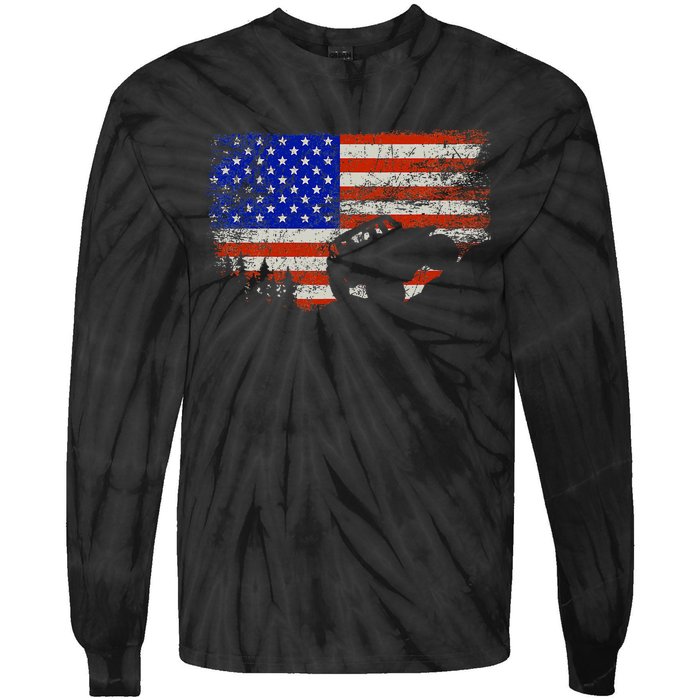 Off Roading Quad Atv Apparel Off Road Quad Atv Tie-Dye Long Sleeve Shirt