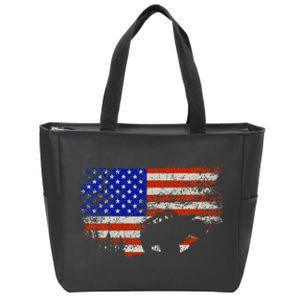 Off Roading Quad Atv Apparel Off Road Quad Atv Zip Tote Bag