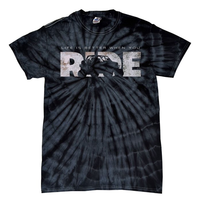 Off Road Quad Atv Apparel Off Road Quad Atv Tie-Dye T-Shirt