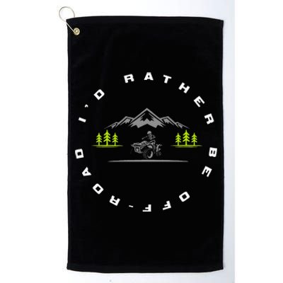 Off Road Quad ATV Apparel Off Road Quad ATV Platinum Collection Golf Towel