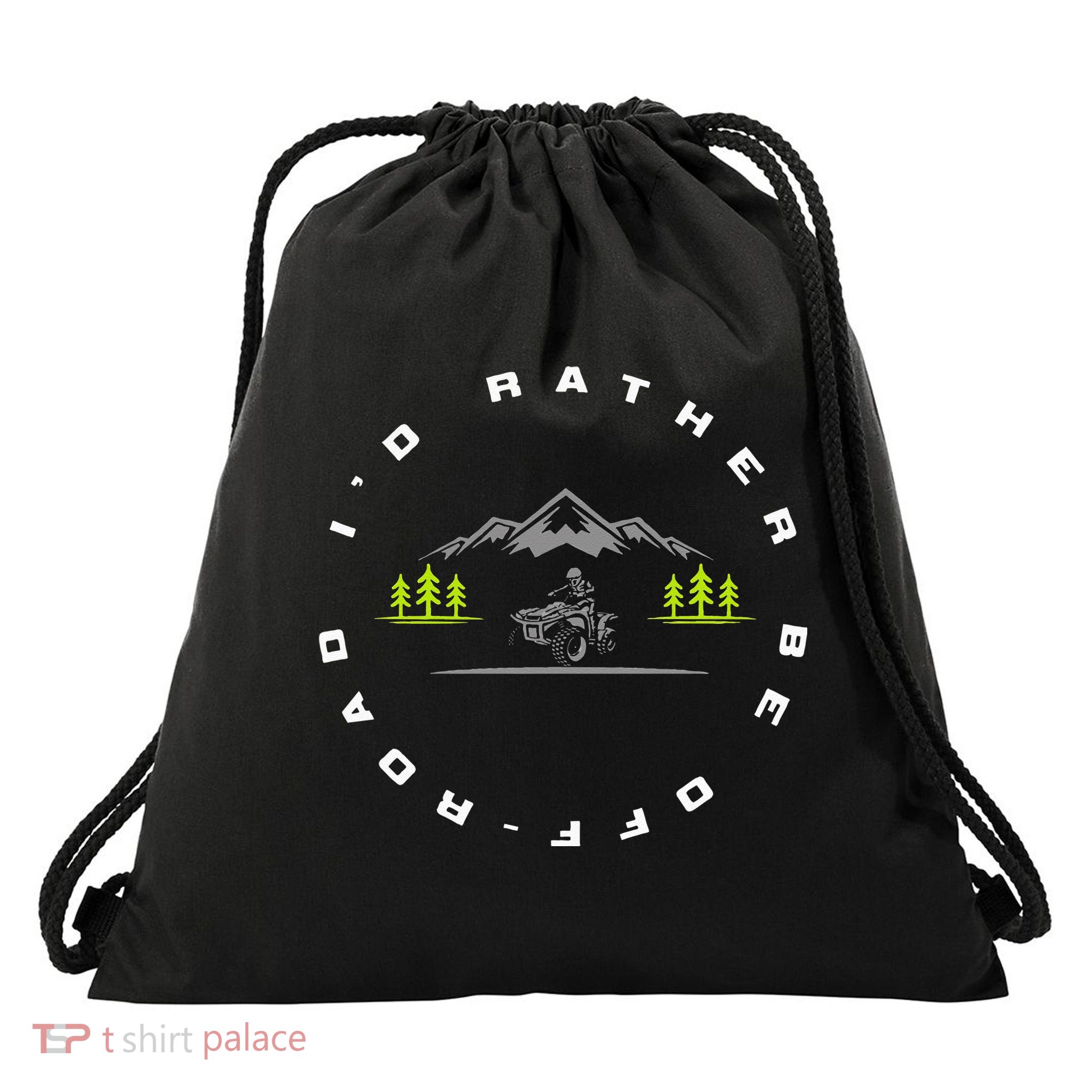 Off Road Quad ATV Apparel Off Road Quad ATV Drawstring Bag