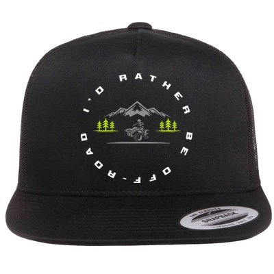 Off Road Quad ATV Apparel Off Road Quad ATV Flatbill Hat
