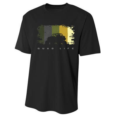 Off Road Quad Atv Apparel Off Road Quad Atv Performance Sprint T-Shirt