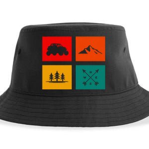 Off Road Quad Atv Apparel Off Road Quad Atv Sustainable Bucket Hat