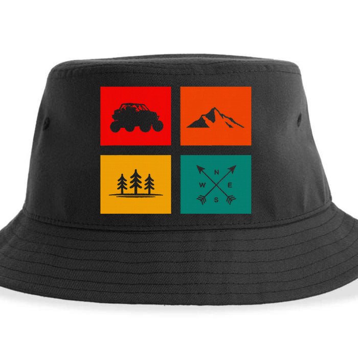 Off Road Quad Atv Apparel Off Road Quad Atv Sustainable Bucket Hat