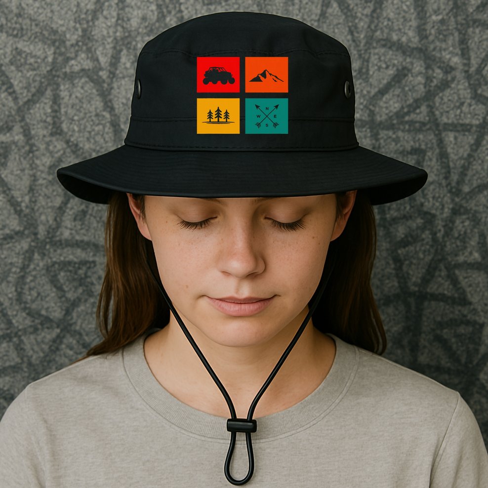 Off Road Quad Atv Apparel Off Road Quad Atv Bucket Hat