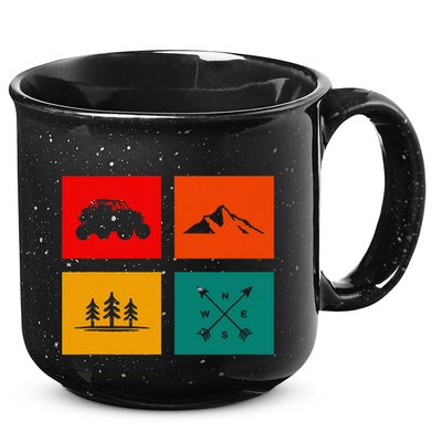 Off Road Quad Atv Apparel Off Road Quad Atv 15oz Campfire Ceramic Mug