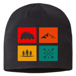 Off Road Quad Atv Apparel Off Road Quad Atv Sustainable Beanie