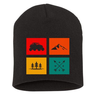 Off Road Quad Atv Apparel Off Road Quad Atv Short Acrylic Beanie