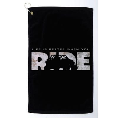 Off Road Quad ATV Apparel Off Road Quad ATV Platinum Collection Golf Towel