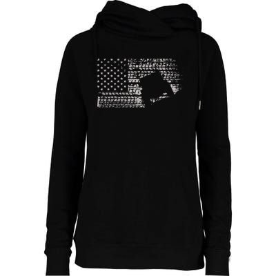 Off Roading QUAD ATV Apparel Off Road QUAD ATV Womens Funnel Neck Pullover Hood