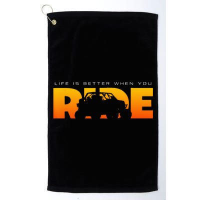 Off Road Quad ATV Apparel Off Road Quad ATV Platinum Collection Golf Towel