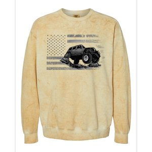 Off Roading Quad Atv Apparel Off Road Quad Atv Colorblast Crewneck Sweatshirt