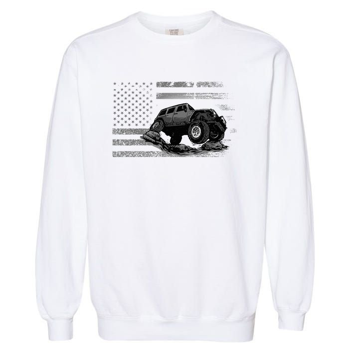 Off Roading Quad Atv Apparel Off Road Quad Atv Garment-Dyed Sweatshirt