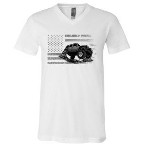 Off Roading Quad Atv Apparel Off Road Quad Atv V-Neck T-Shirt