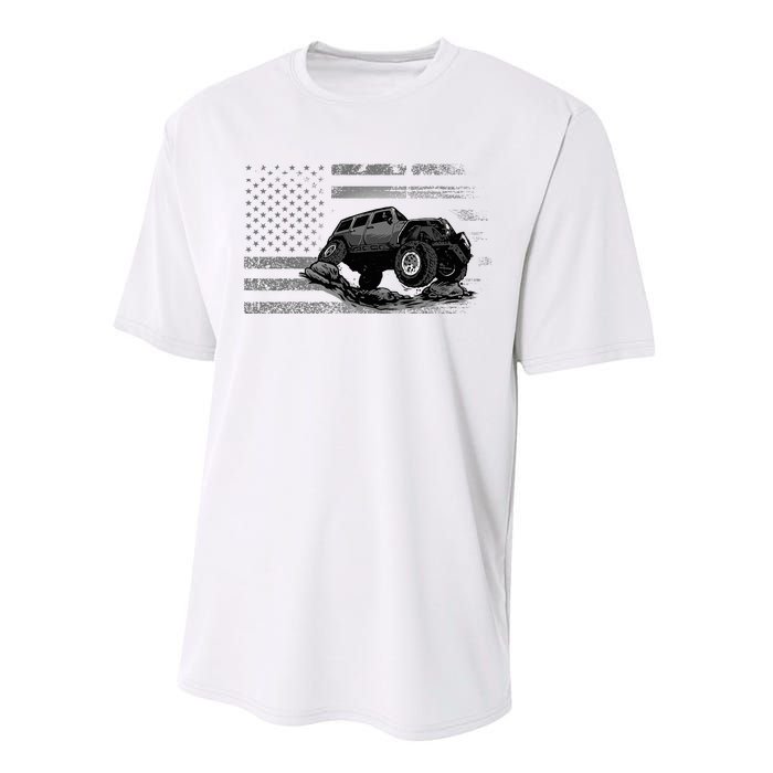 Off Roading Quad Atv Apparel Off Road Quad Atv Performance Sprint T-Shirt