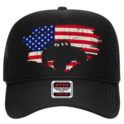 Off Roading Quad Atv Apparel Off Road Quad Atv High Crown Mesh Back Trucker Hat