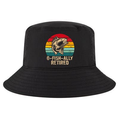 Ofishally Retired Retirement Fishing Cool Comfort Performance Bucket Hat