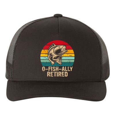 Ofishally Retired Retirement Fishing Yupoong Adult 5-Panel Trucker Hat