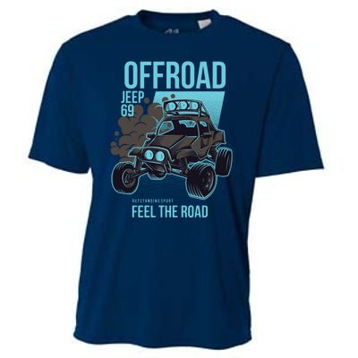 Off Road Racing Design Cooling Performance Crew T-Shirt