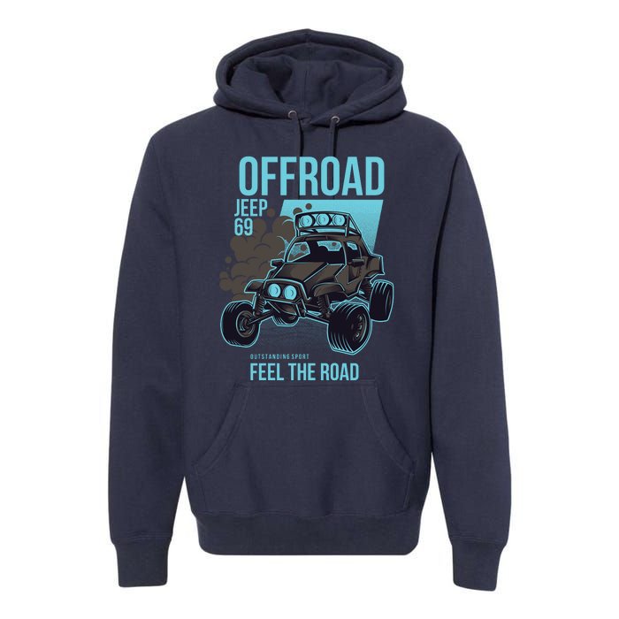 Off Road Racing Design Premium Hoodie