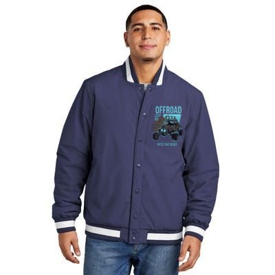 Off Road Racing Design Insulated Varsity Jacket