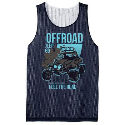 Off Road Racing Design Mesh Reversible Basketball Jersey Tank