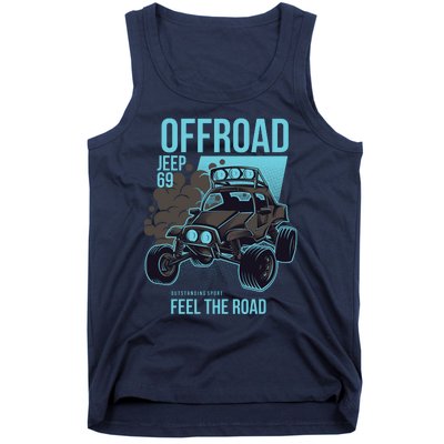 Off Road Racing Design Tank Top