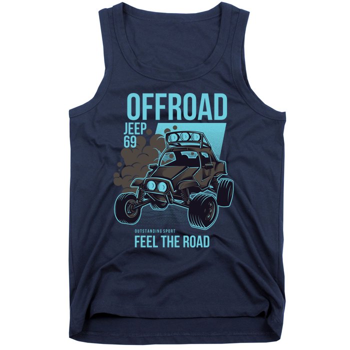 Off Road Racing Design Tank Top