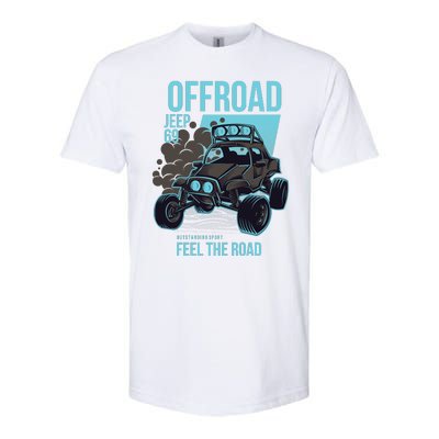 Off Road Racing Design Softstyle CVC T-Shirt