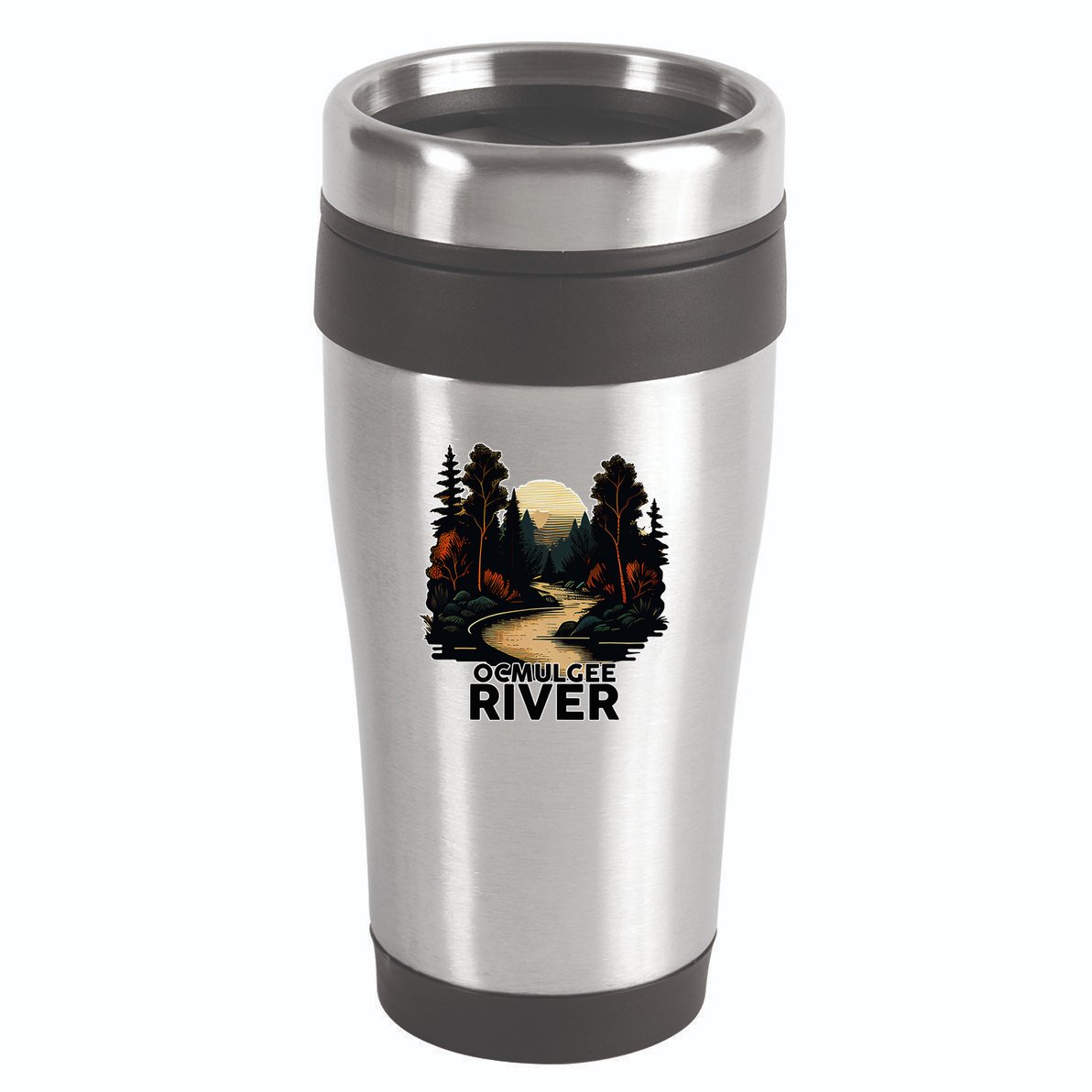 Ocmulgee River Retro Minimalist River Ocmulgee 16oz Travel Tumbler