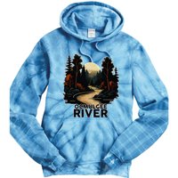 Ocmulgee River Retro Minimalist River Ocmulgee Tie Dye Hoodie