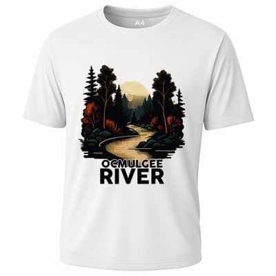 Ocmulgee River Retro Minimalist River Ocmulgee Performance Shirt