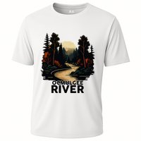 Ocmulgee River Retro Minimalist River Ocmulgee Performance Shirt