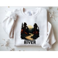 Ocmulgee River Retro Minimalist River Ocmulgee Sweatshirt