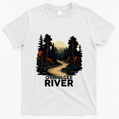 Ocmulgee River Retro Minimalist River Ocmulgee T-Shirt
